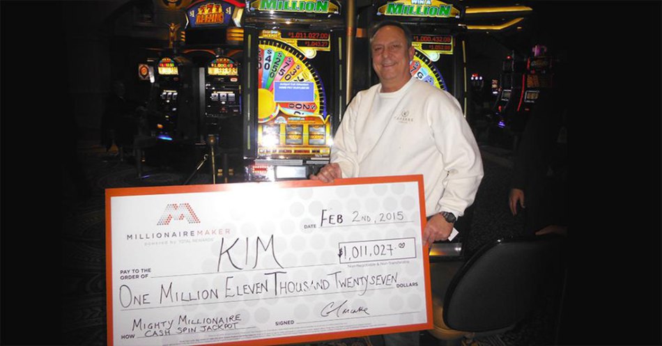 Ontario man wins $1 million on jackpot slot machine