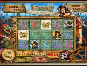 Treasure Island - An RTG Slot Machine Screenshot