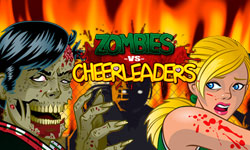 Zombies vs. Cheerleaders Slots Logo